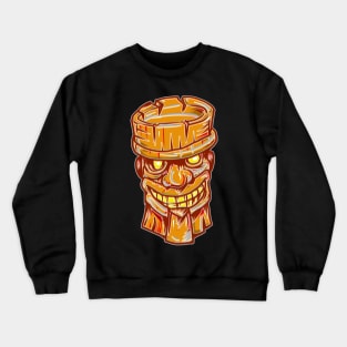 Smiling tiki Crewneck Sweatshirt